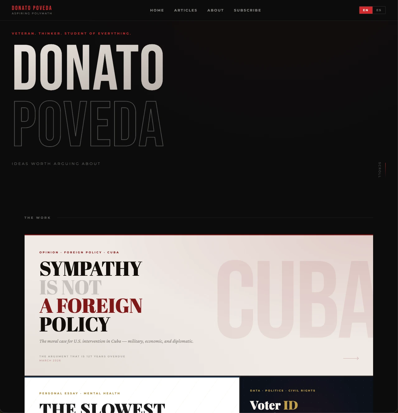 donatopoveda.net website